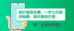 【1000课】第17课：高价值朋友圈，一年七位数的秘籍：展示面的价值-海涛